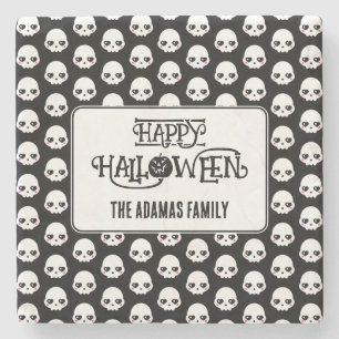 Posavasos De Piedra Cránulos Cutáneos Asombrosos Con Apellido