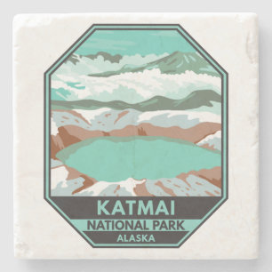 Posavasos De Piedra Crater de la Cumbre del Parque Nacional Katmai