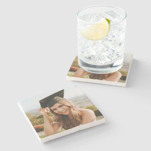Posavasos De Piedra Crea Tu Propia Fiesta de Graduación con Fotos Pers