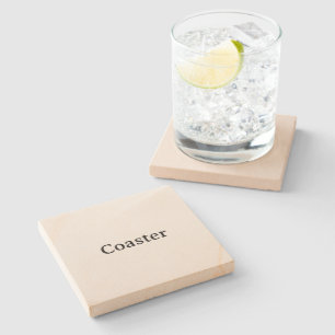 Posavasos De Piedra Crea tu propia piedra arenisca de 4" x 4"