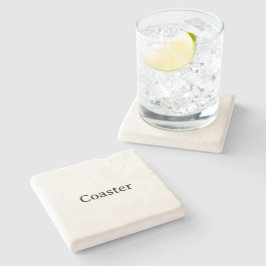 Posavasos De Piedra Crea tu propia piedra caliza de 4" x 4"