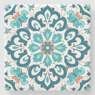 Posavasos De Piedra Crea tu propia Talavera Falsa de Oro Acuático