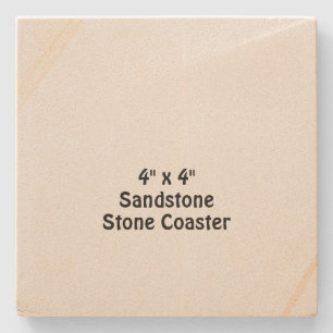 Posavasos De Piedra Crea tu propio Cojín de Piedra de Arenisca de 4" x