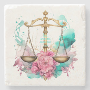 Posavasos De Piedra Crea Tu Propio y Hermoso Zodiaco de Libra
