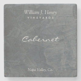 Posavasos De Piedra Crea tus propias asas de vino de piedra de pizarra