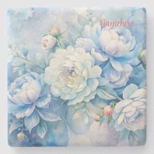 Posavasos De Piedra Crea tus propias rosas de col shabby chic florales
