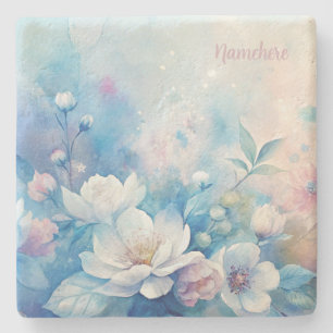Posavasos De Piedra Crea tus propias rosas de té shabby chic rosadas b