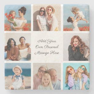 Posavasos De Piedra Crear su propio Collage de fotos 8 Añadir su salud