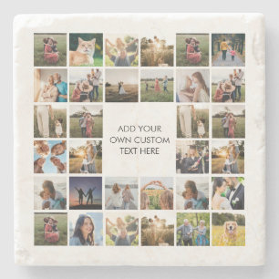 Posavasos De Piedra Crear su propio Collage de fotos personalizado