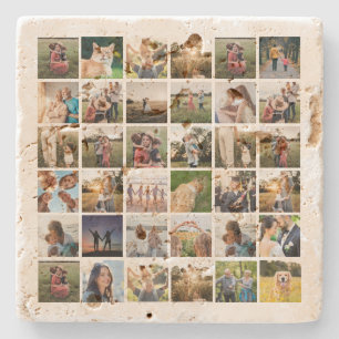 Posavasos De Piedra Crear su propio Collage de fotos personalizado
