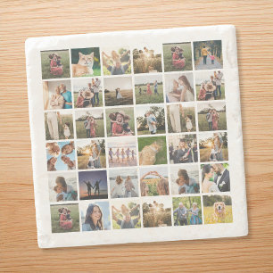 Posavasos De Piedra Crear su propio Collage de fotos personalizado