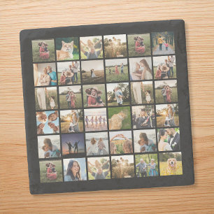 Posavasos De Piedra Crear su propio Collage de fotos personalizado