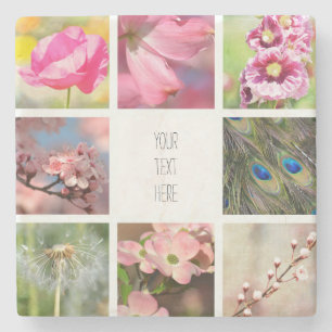 Posavasos De Piedra Crear su propio Collage de fotos personalizado    