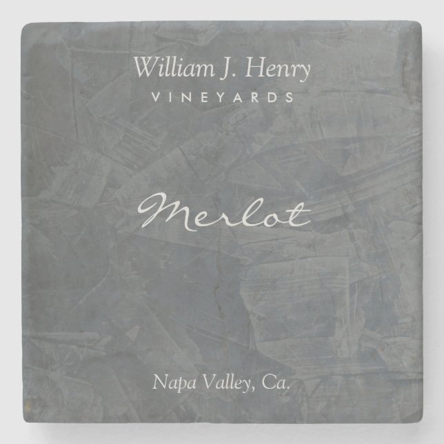 Posavasos De Piedra Crear sus propias Casas de Vino de Piedra de pizar (Anverso)