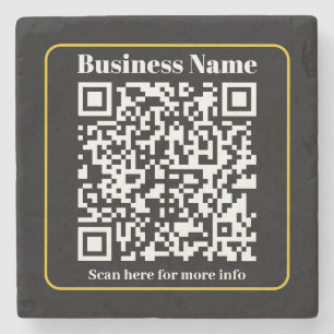 Posavasos De Piedra Crear un código QR comercial digitalizable instant