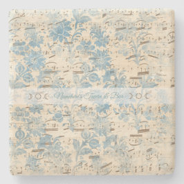 Posavasos De Piedra Create Your Own Blue Brocade Sheet Music