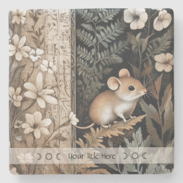 Posavasos De Piedra Create Your Own Brown Mouse Botanical