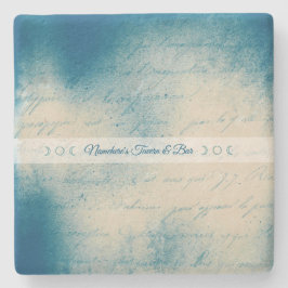 Posavasos De Piedra Create Your Own Dreamy Romantic Blue Love Letter