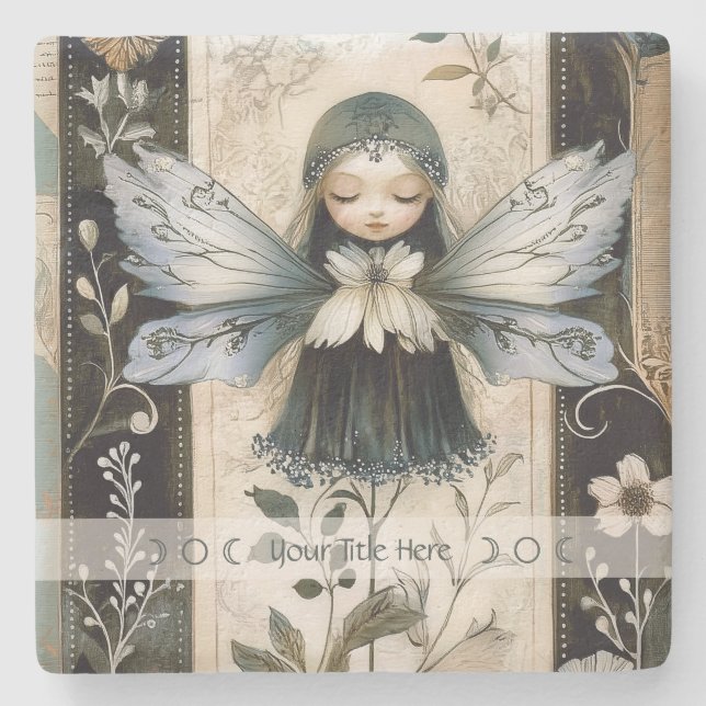 Posavasos De Piedra Create Your Own Garden Fairy Botanical (Anverso)