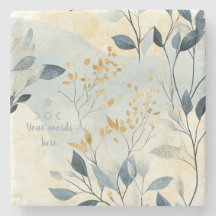 Create Your Own Gold Floral Minimalist