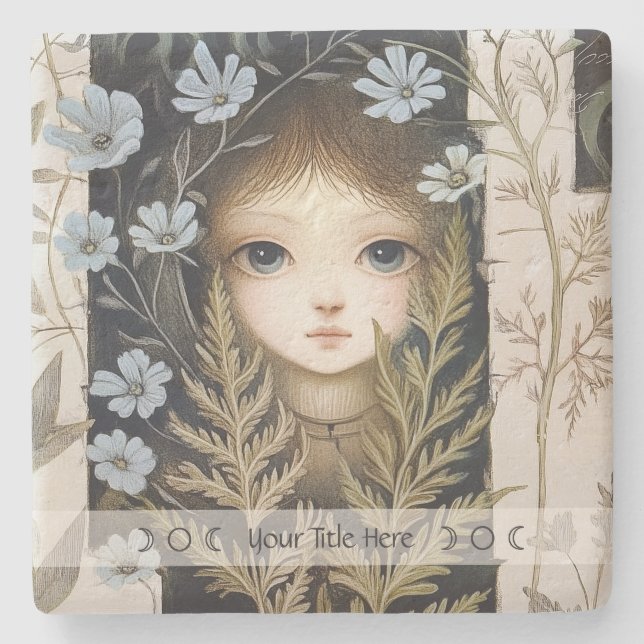 Posavasos De Piedra Create Your Own Hedge Witch Botanical (Anverso)