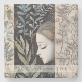 Posavasos De Piedra Create Your Own Hedge Witch Floral Botanical