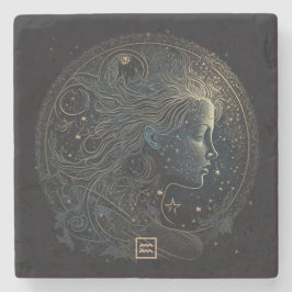 Posavasos De Piedra Create Your Own Mystical Aquarius