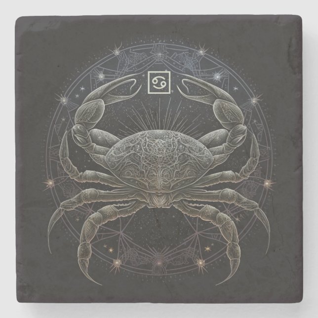 Posavasos De Piedra Create Your Own Mystical Cancer (Anverso)