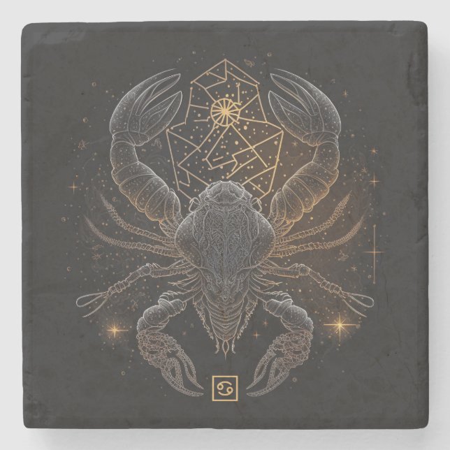 Posavasos De Piedra Create Your Own Mystical Cancer (Anverso)