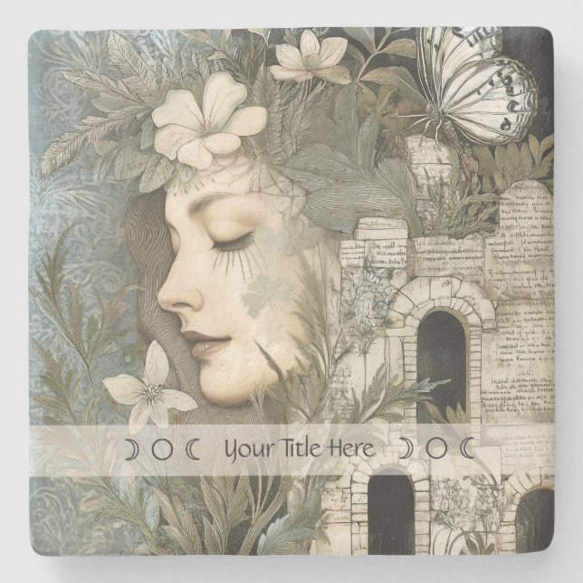 Posavasos De Piedra Create Your Own Mystical Hedge Witch Botanical (Anverso)