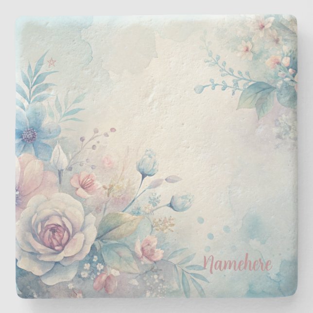 Posavasos De Piedra Create Your Own Shabby Chic Flower Bouquet (Anverso)