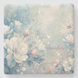 Posavasos De Piedra Create Your Own Shabby Chic Pink & White Roses