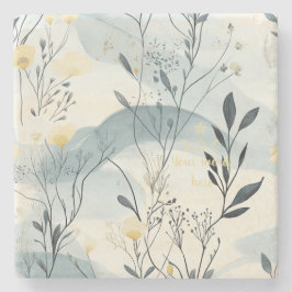 Posavasos De Piedra Create Your Own Summer Hills Floral Minimilist