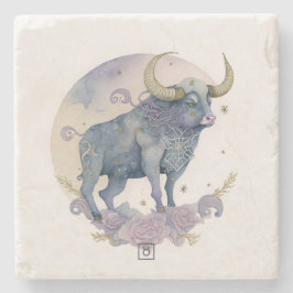 Posavasos De Piedra Create Your Own Watercolor Taurus