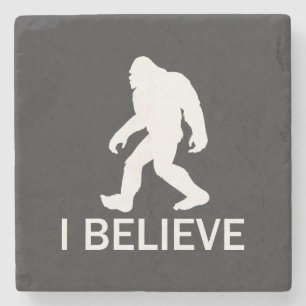 Posavasos De Piedra Creo en Bigfoot
