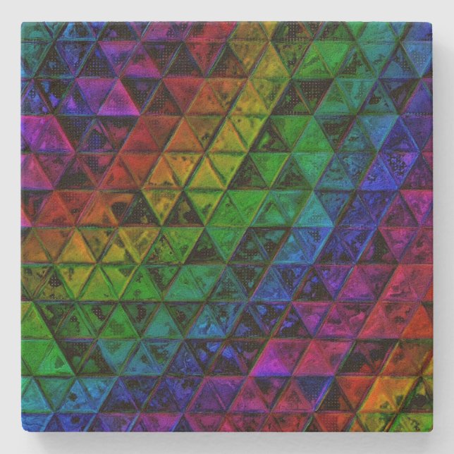 Posavasos De Piedra Cristal de orgullo (Anverso)