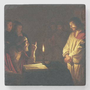 Posavasos De Piedra Cristo ante Caifás por Honthorst Fine Art