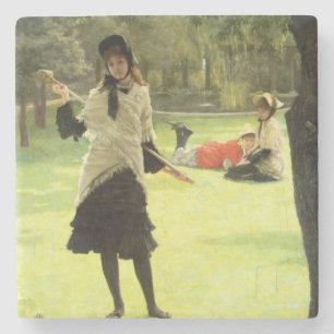 Posavasos De Piedra Croquet de James Tissot el , c.1878