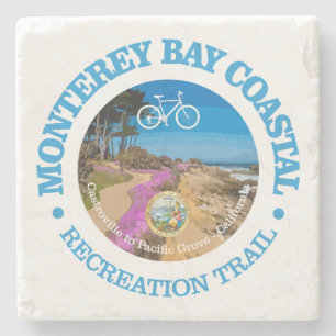 Posavasos De Piedra CRT de la bahía de Monterey (ciclismo c)