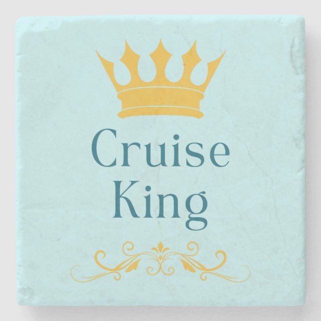 Posavasos De Piedra Cruise King (Anverso)