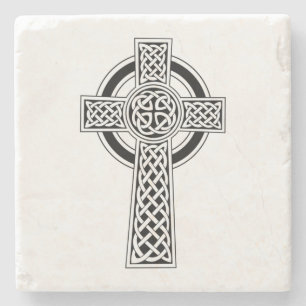 Posavasos De Piedra Cruz Celta