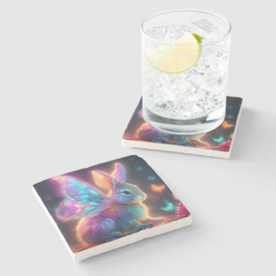 Posavasos De Piedra Crystal Bunny
