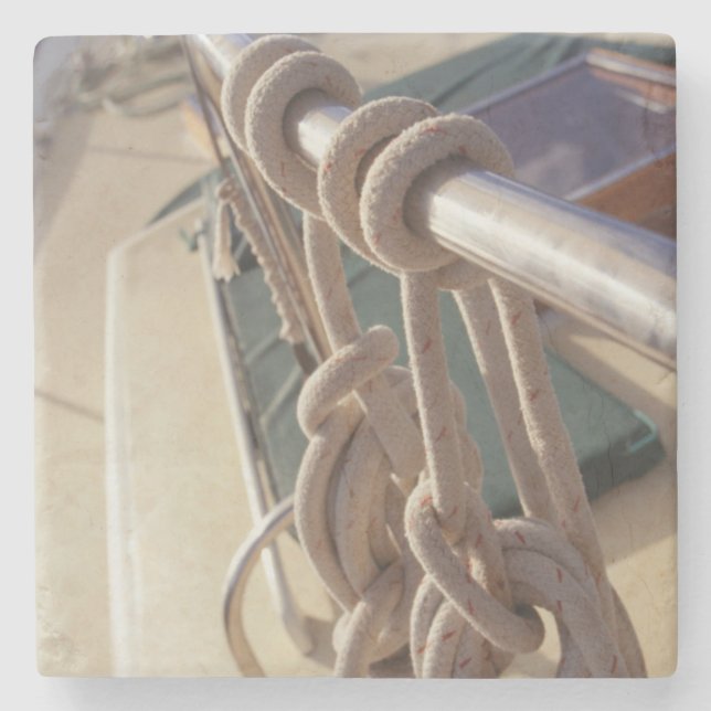 Posavasos De Piedra Cubierta de barco (Anverso)