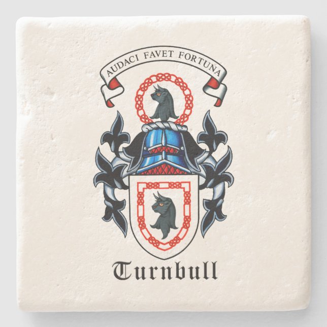Posavasos De Piedra Cubierta de Turnbull (Anverso)