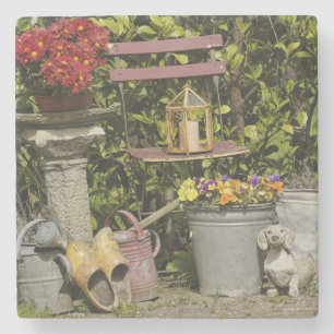 Posavasos De Piedra Cubos, zapatos y flores, Zaanse Schans,