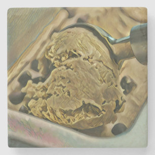 Posavasos De Piedra Cuchara de helado