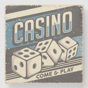 Posavasos De Piedra Cueva de hombre Casino Dice