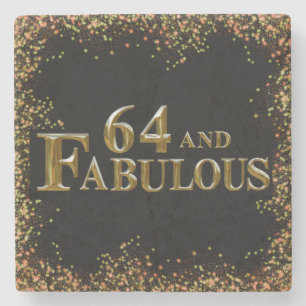 Posavasos De Piedra Cumpleaños 64 