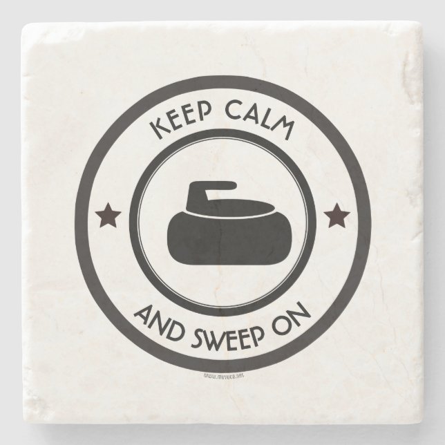 Posavasos De Piedra Curling (Anverso)