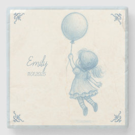 Posavasos De Piedra Custom personalized baby girl name 